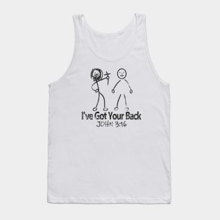 Jesus Has Your Back Tank Top